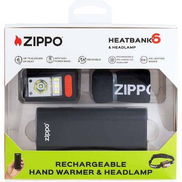 Zippo 2024 Zippo Outdoor Heatbank 6 & Recharge Headlamp Gift Set ZIP-40679 - main